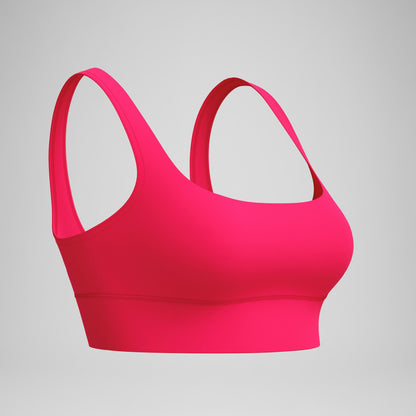 Solid Square Neck Bikini Top Ruby | Speedo