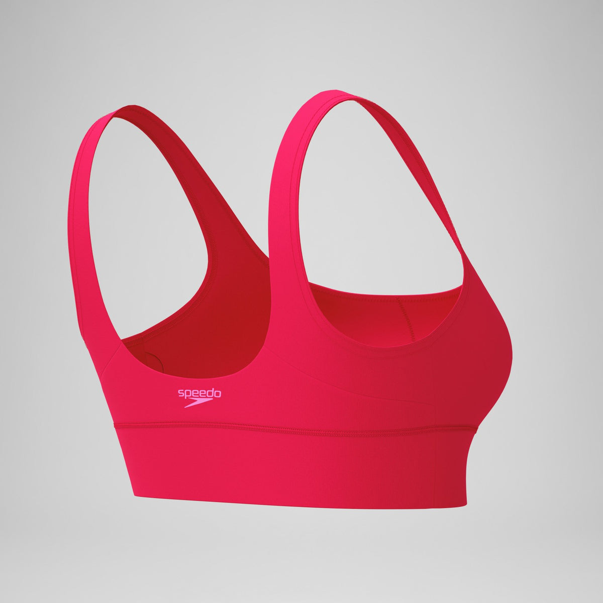 Solid Square Neck Bikini Top Ruby | Speedo