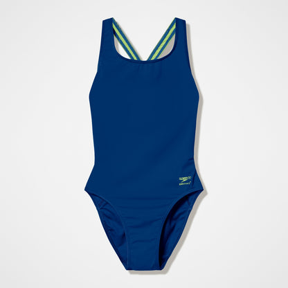 Club Training Powerback Swimsuit Blue/Green | Speedo