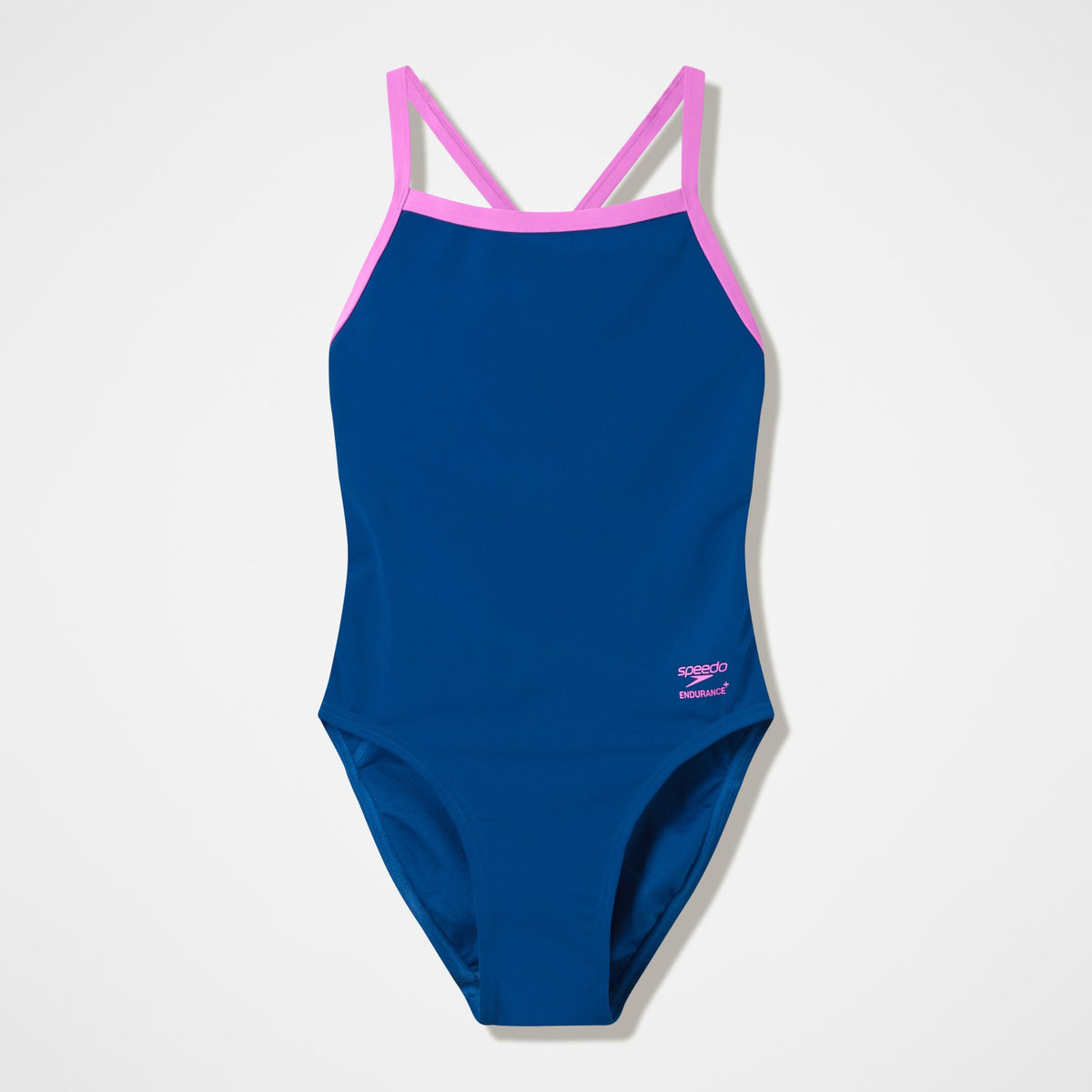 Club Training Turnback Swimsuit Blue/Pink | Speedo