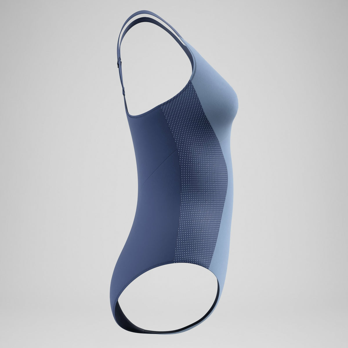 Sculpture High Neck Contour Swimsuit Blue | Speedo