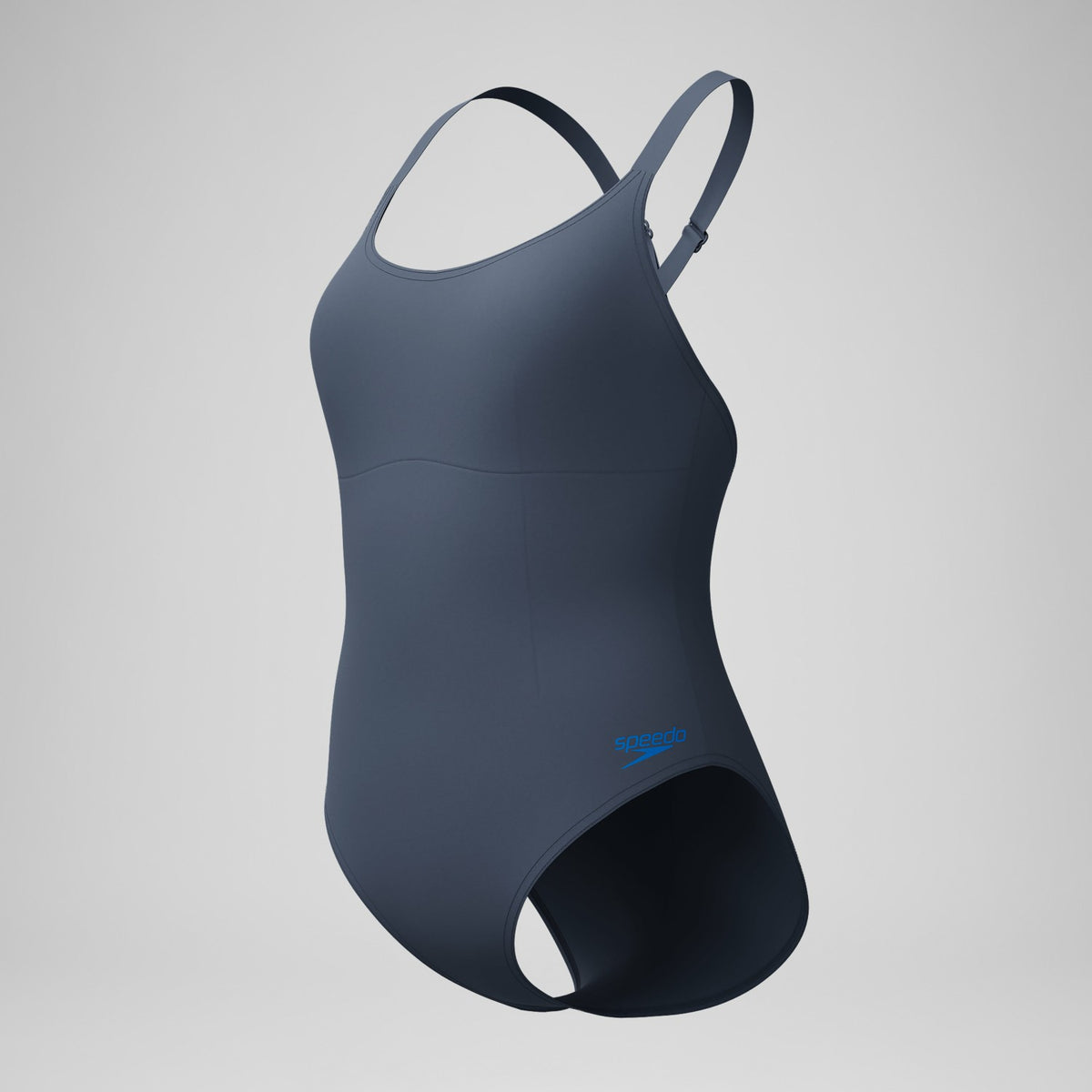 Shaping Crossback Swimsuit Grey | Speedo