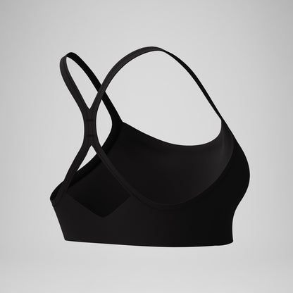 Racerback Crop Top Dark Grey | Speedo