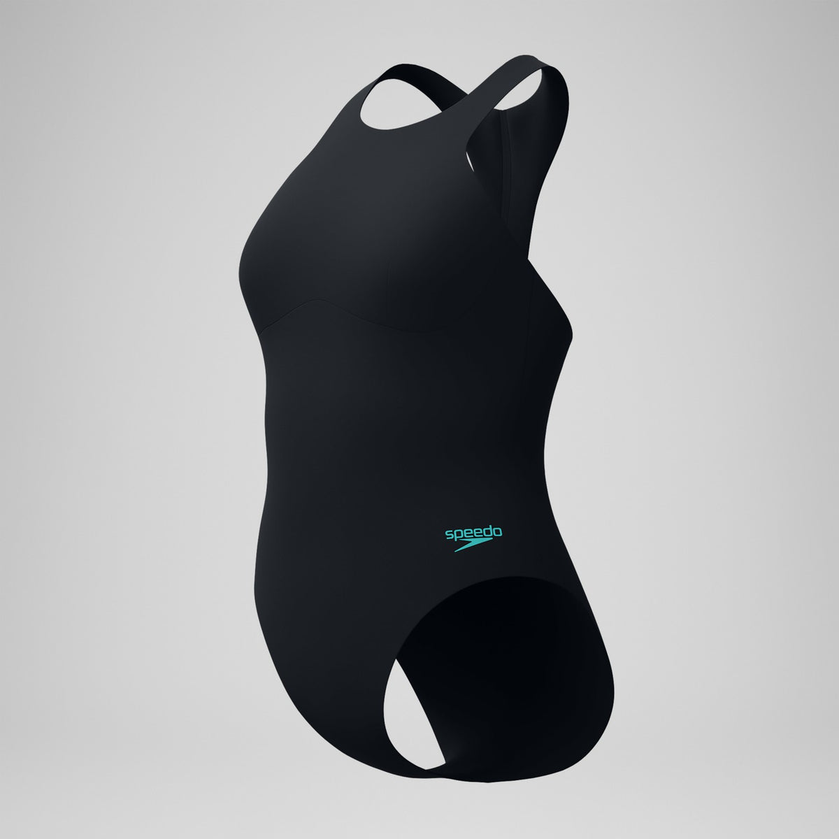 Racer Zip Swimsuit with Swim Bra Black | Speedo