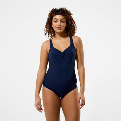 Shaping AquaNite Solid Swimsuit Dark Blue | Speedo