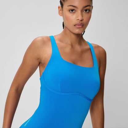 Flex Band with Built in Swim Bra Swimsuit Blue/Turquoise | Speedo