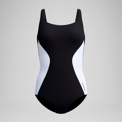 Quantum Contour Swimsuit Black/White | Speedo
