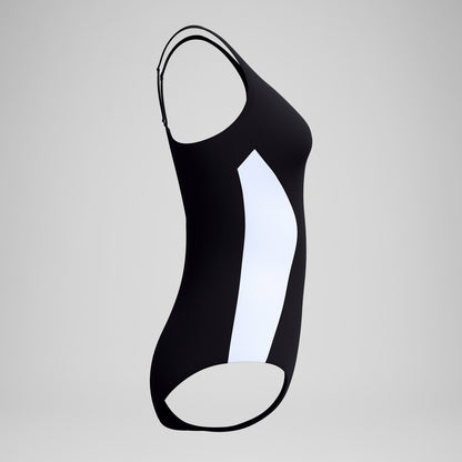Quantum Contour Swimsuit Black/White | Speedo
