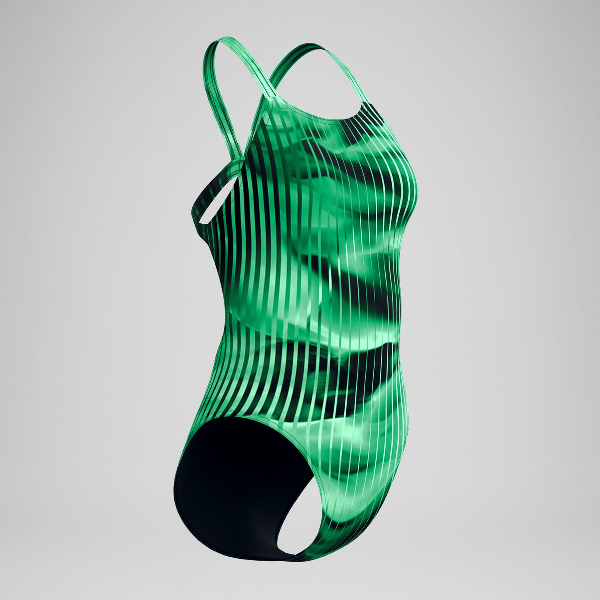 Club Training Printed Leaderback Swimsuit Green | Speedo