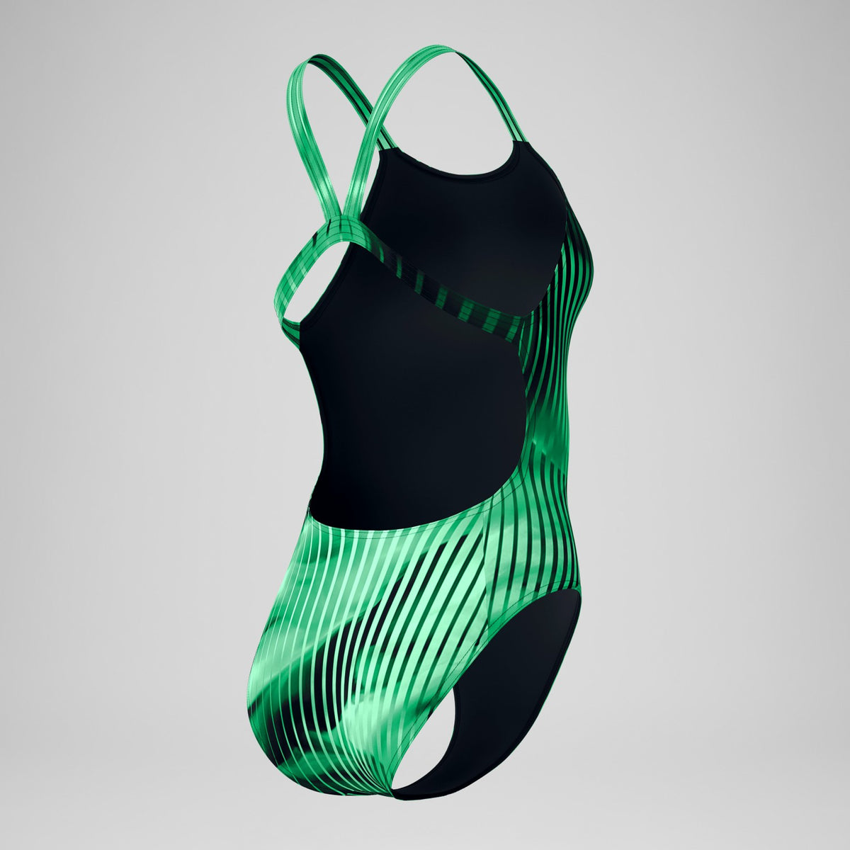 Club Training Printed Leaderback Swimsuit Green | Speedo
