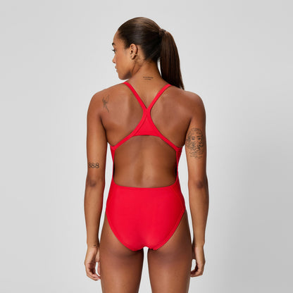 Club Training Turnback Swimsuit Red | Speedo