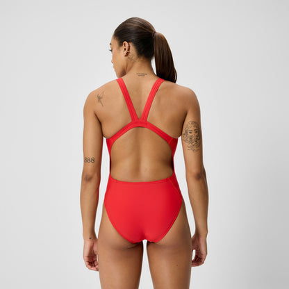 Club Training Leaderback Swimsuit Red | Speedo
