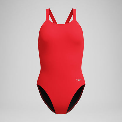 Club Training Leaderback Swimsuit Red | Speedo