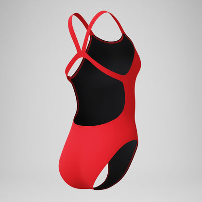 Club Training Leaderback Swimsuit Red | Speedo