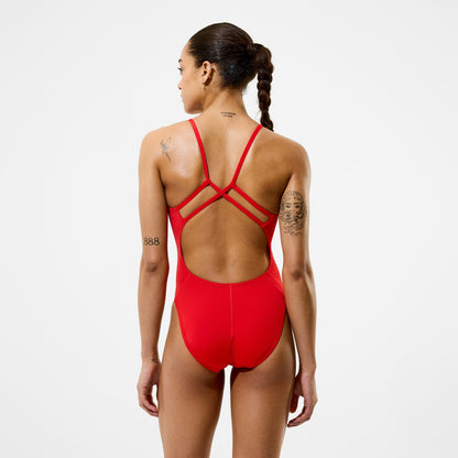 Team EnduranceX Strappy Swimsuit Red | Speedo