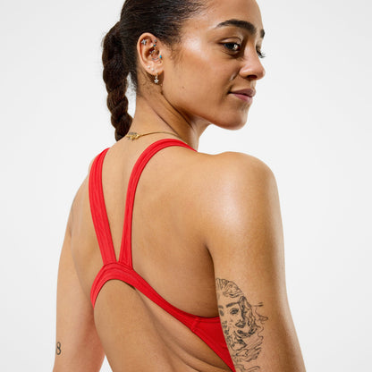 Team EnduranceX Leaderback Swimsuit Red | Speedo