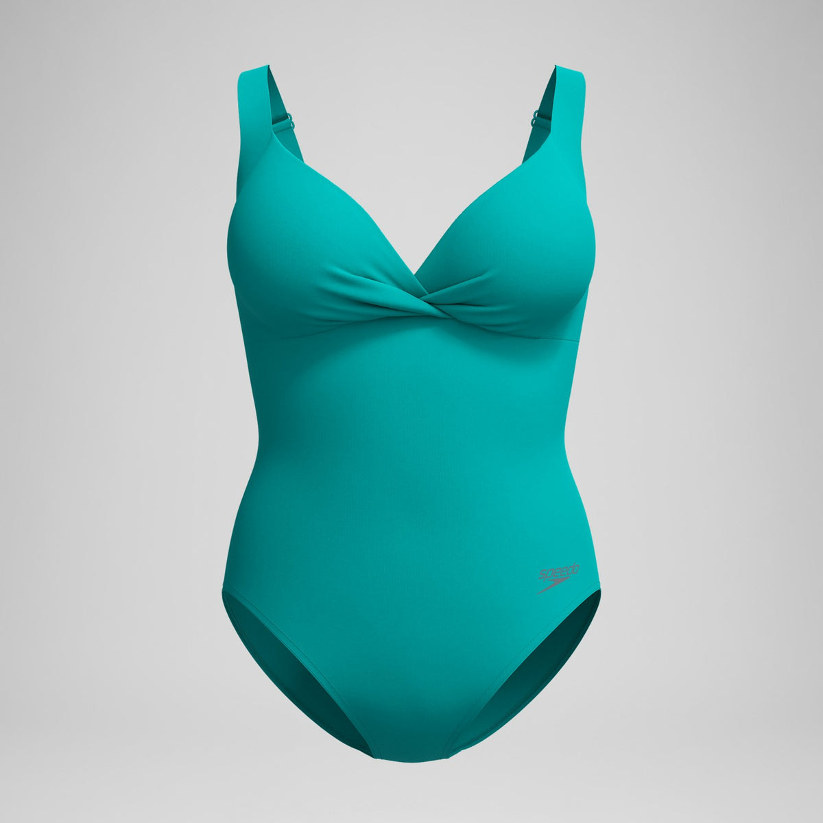Shaping Cross Knot Swimsuit Turquoise | Speedo