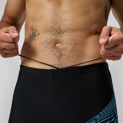 Medley Logo Aquashorts Black/Blue | Speedo