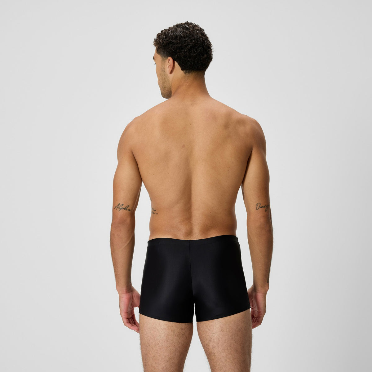 Medley Logo Aquashorts Black/Red | Speedo