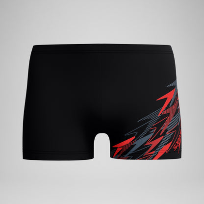 Medley Logo Aquashorts Black/Red | Speedo