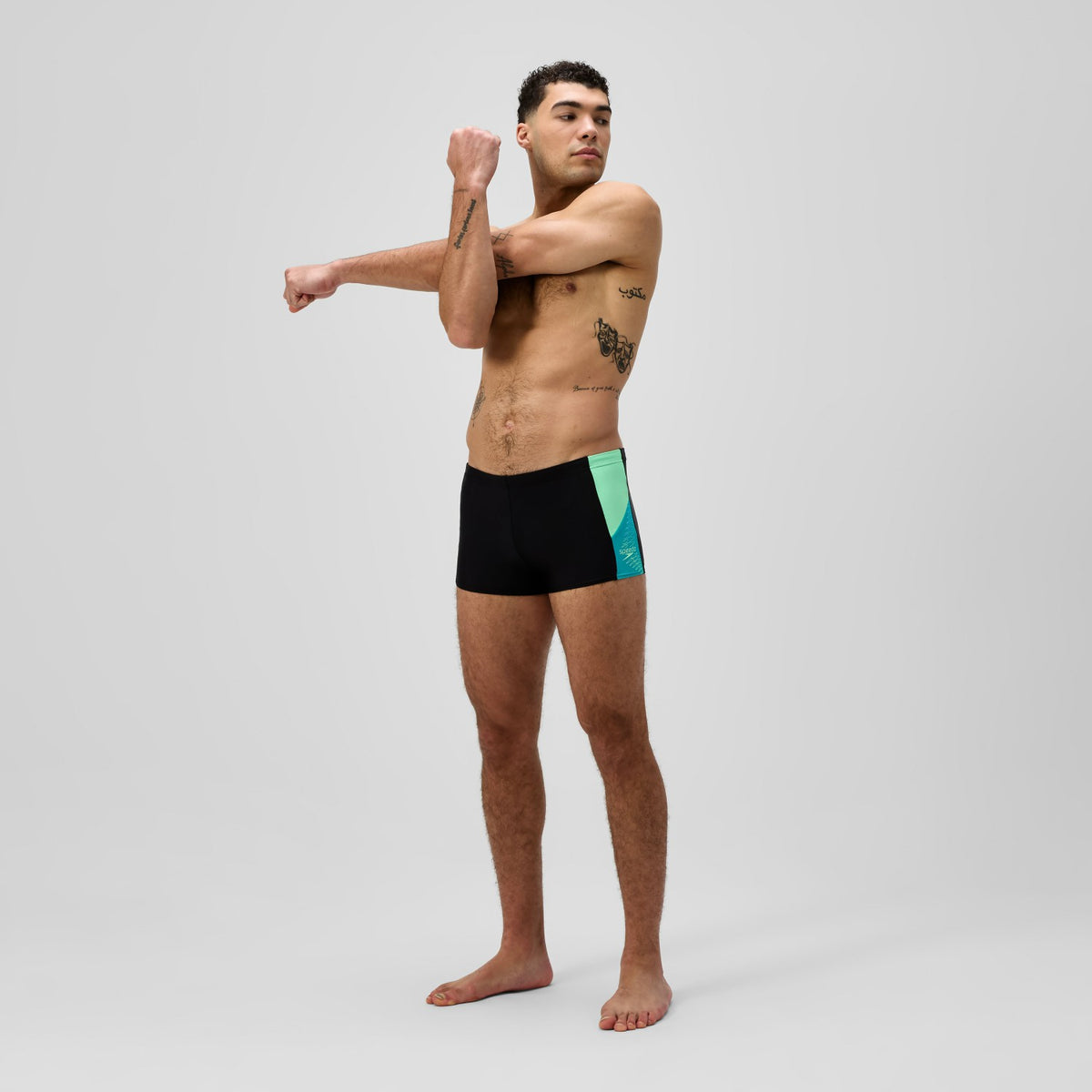 Dive Aquashorts Black/Turquoise | Speedo