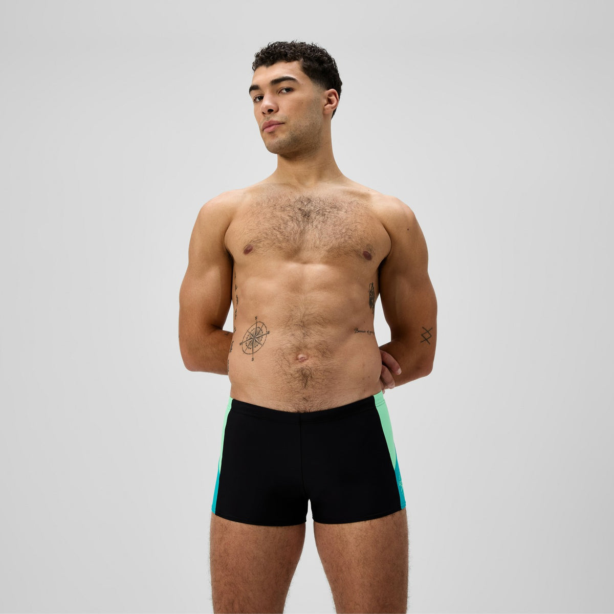 Dive Aquashorts Black/Turquoise | Speedo