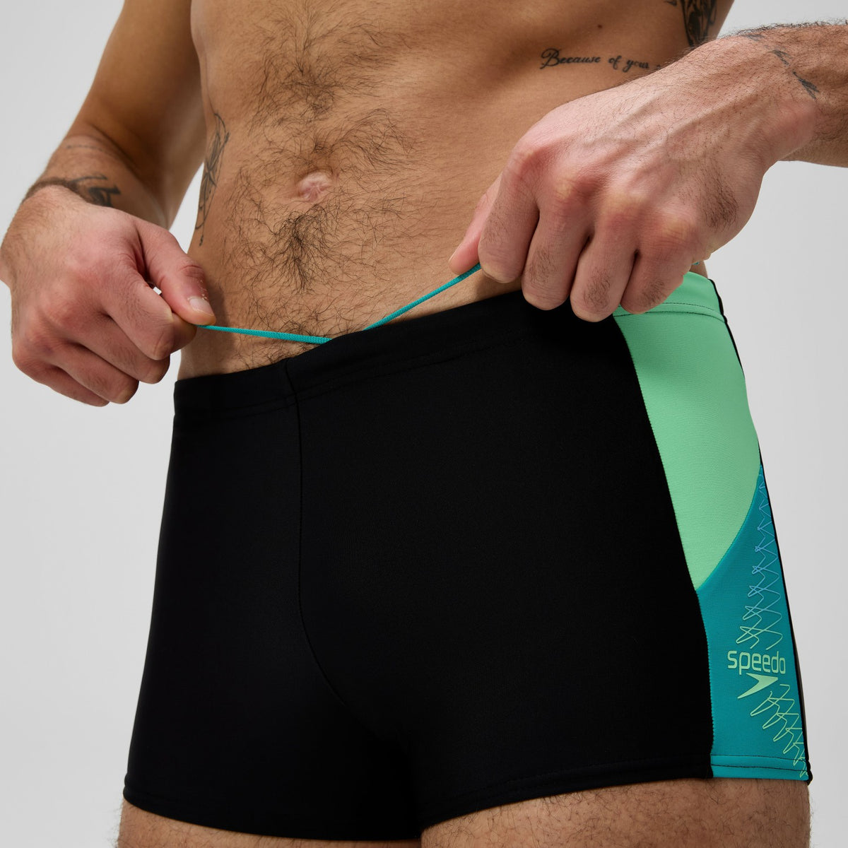 Dive Aquashorts Black/Turquoise | Speedo