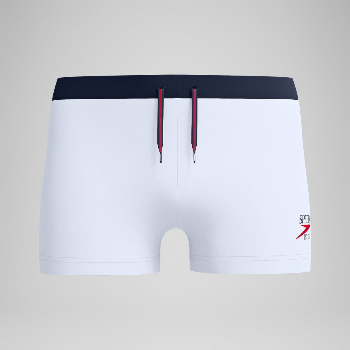 Jetstream Solid Aquashorts White/Navy | Speedo
