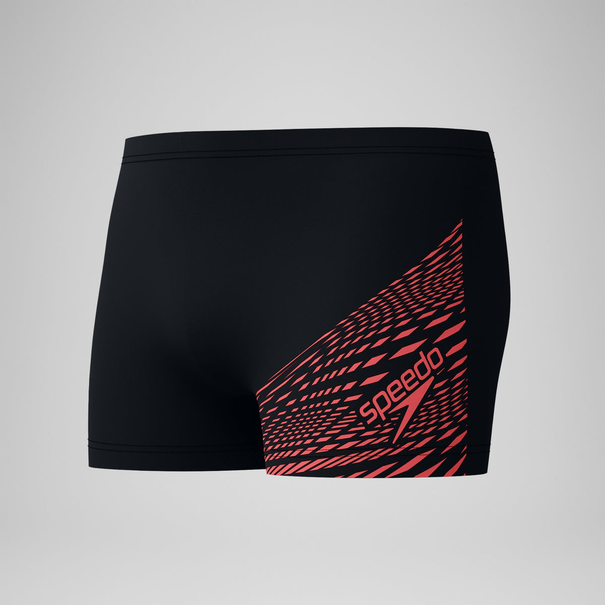 Medley Logo Aquashorts Black/Coral | Speedo