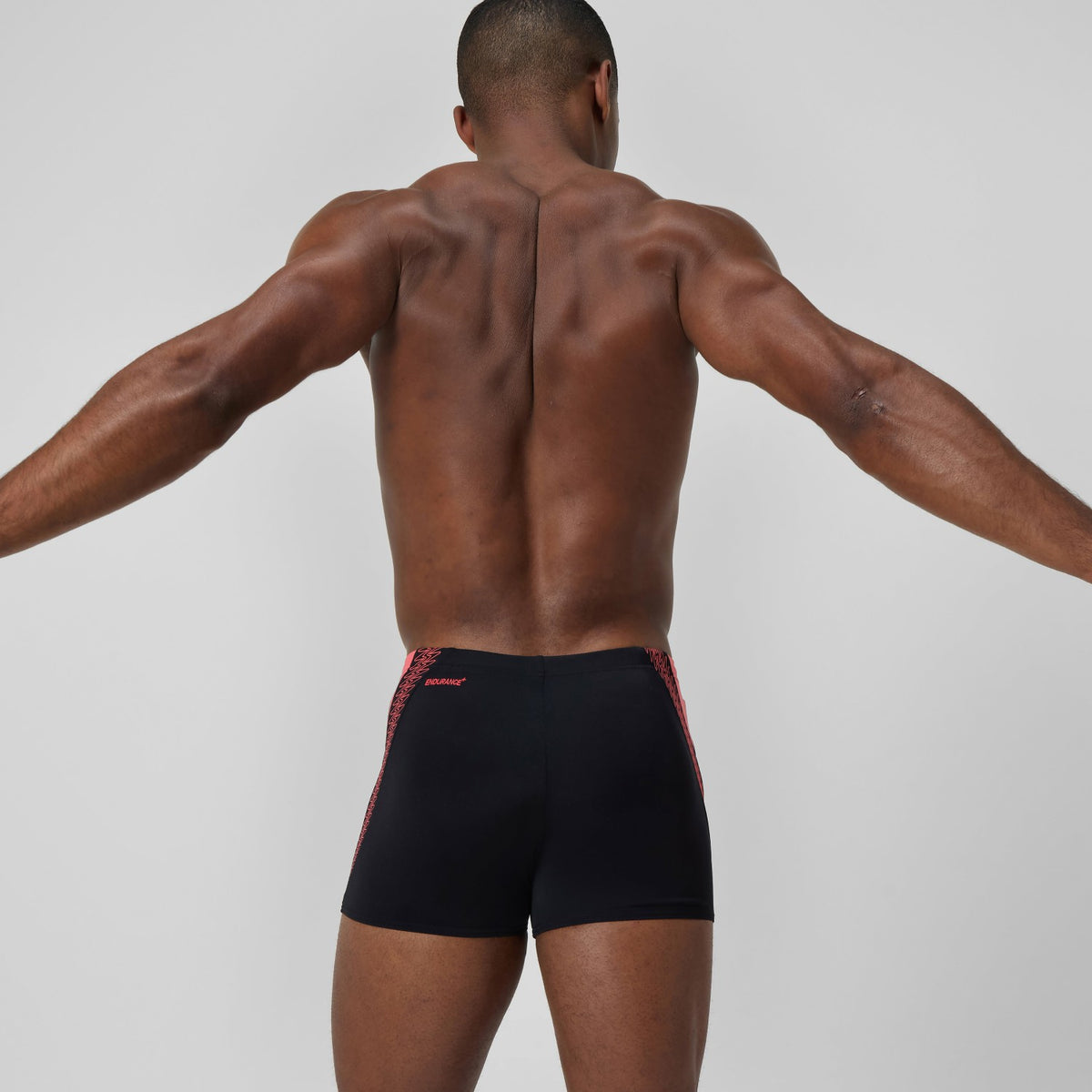 HyperBoom Splice Aquashorts Black/Coral | Speedo