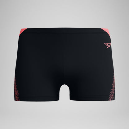 HyperBoom Splice Aquashorts Black/Coral | Speedo