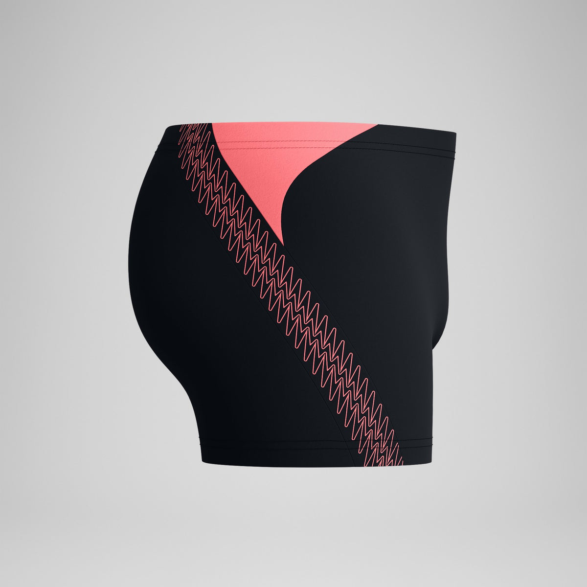 HyperBoom Splice Aquashorts Black/Coral | Speedo