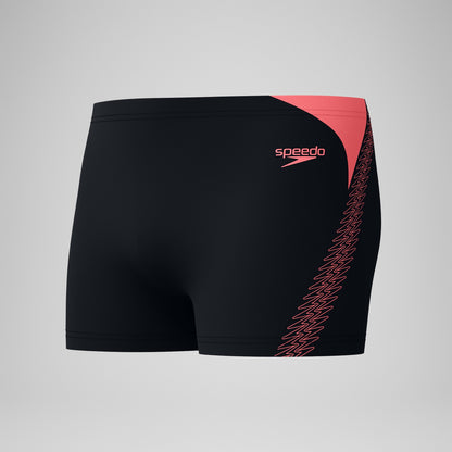 HyperBoom Splice Aquashorts Black/Coral | Speedo