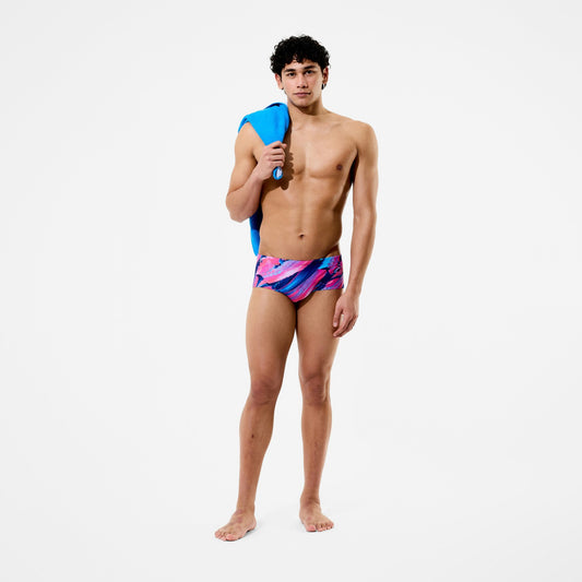 Club Training Printed Brief Blue/Pink | Speedo