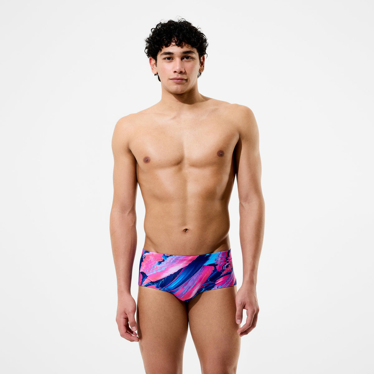 Club Training Printed Brief Blue/Pink | Speedo