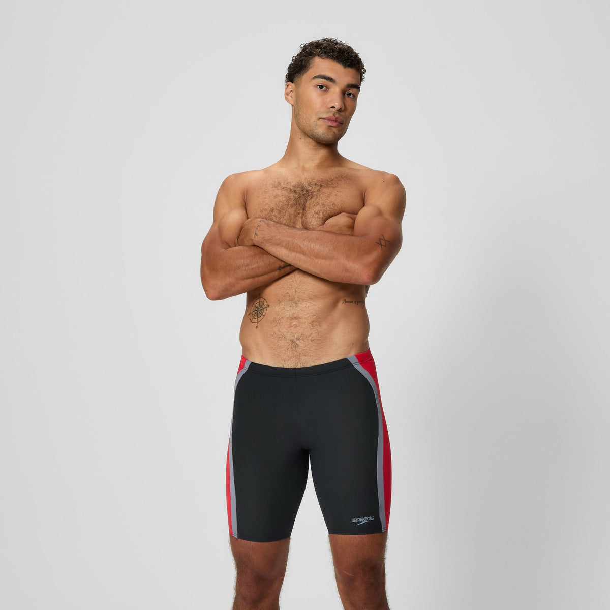 Solid Splice Jammer Black/Red | Speedo
