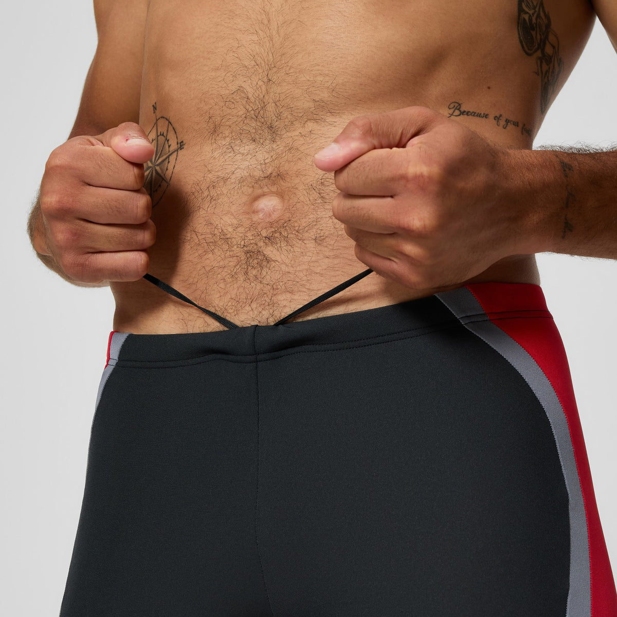 Solid Splice Jammer Black/Red | Speedo