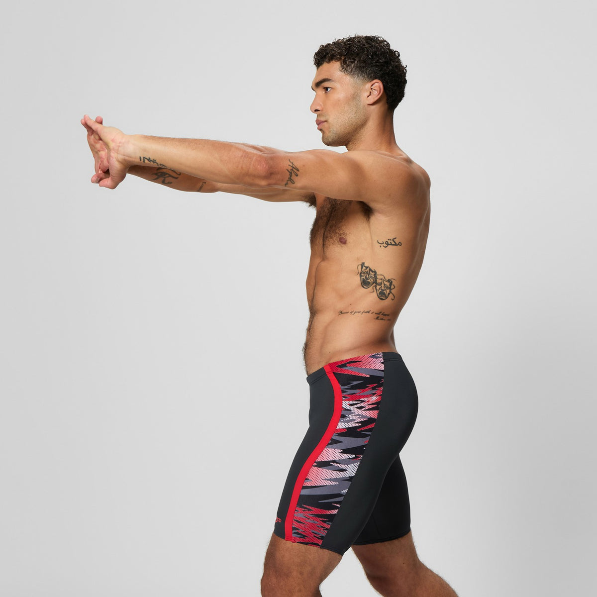 Hyperboom Splice Jammer Black/Red | Speedo