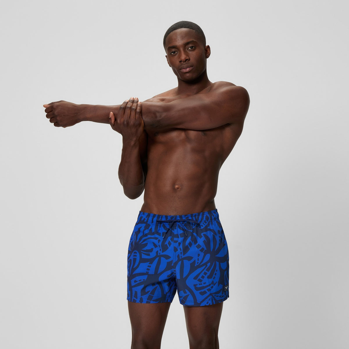 Redondo Edge Printed Swim Shorts Navy/Blue | Speedo