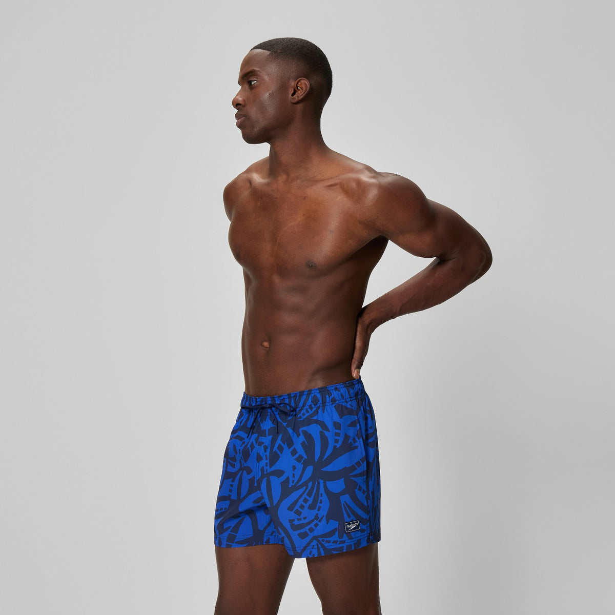 Redondo Edge Printed Swim Shorts Navy/Blue | Speedo