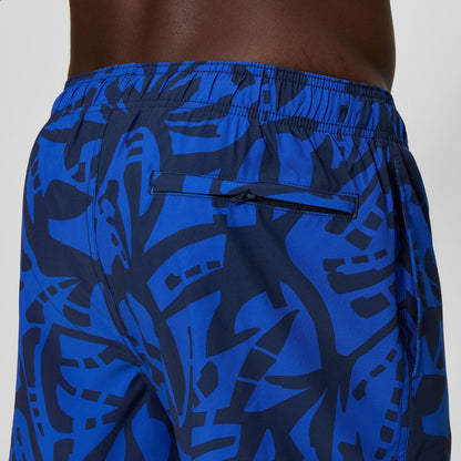 Redondo Edge Printed Swim Shorts Navy/Blue | Speedo