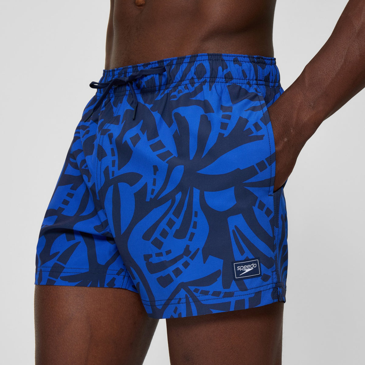 Redondo Edge Printed Swim Shorts Navy/Blue | Speedo