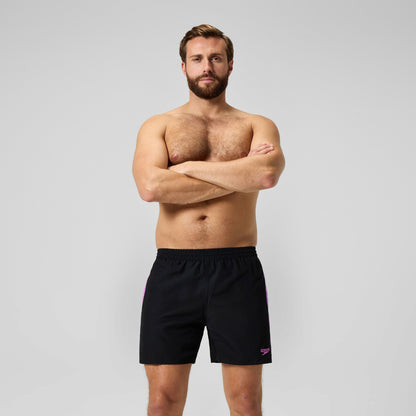 HyperBoom Splice Swim Shorts Black/Pink | Speedo
