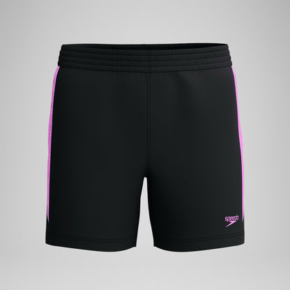 HyperBoom Splice Swim Shorts Black/Pink | Speedo