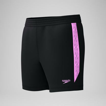 HyperBoom Splice Swim Shorts Black/Pink | Speedo
