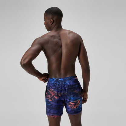 Redondo Edge Printed Swim Shorts Blue | Speedo