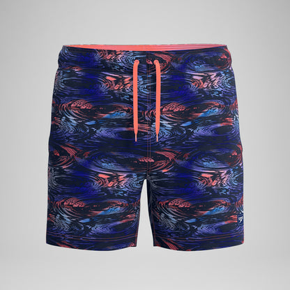 Redondo Edge Printed Swim Shorts Blue | Speedo