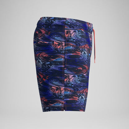 Redondo Edge Printed Swim Shorts Blue | Speedo