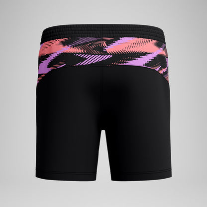 Xpress Lite Panel Swim Shorts Black/Pink | Speedo