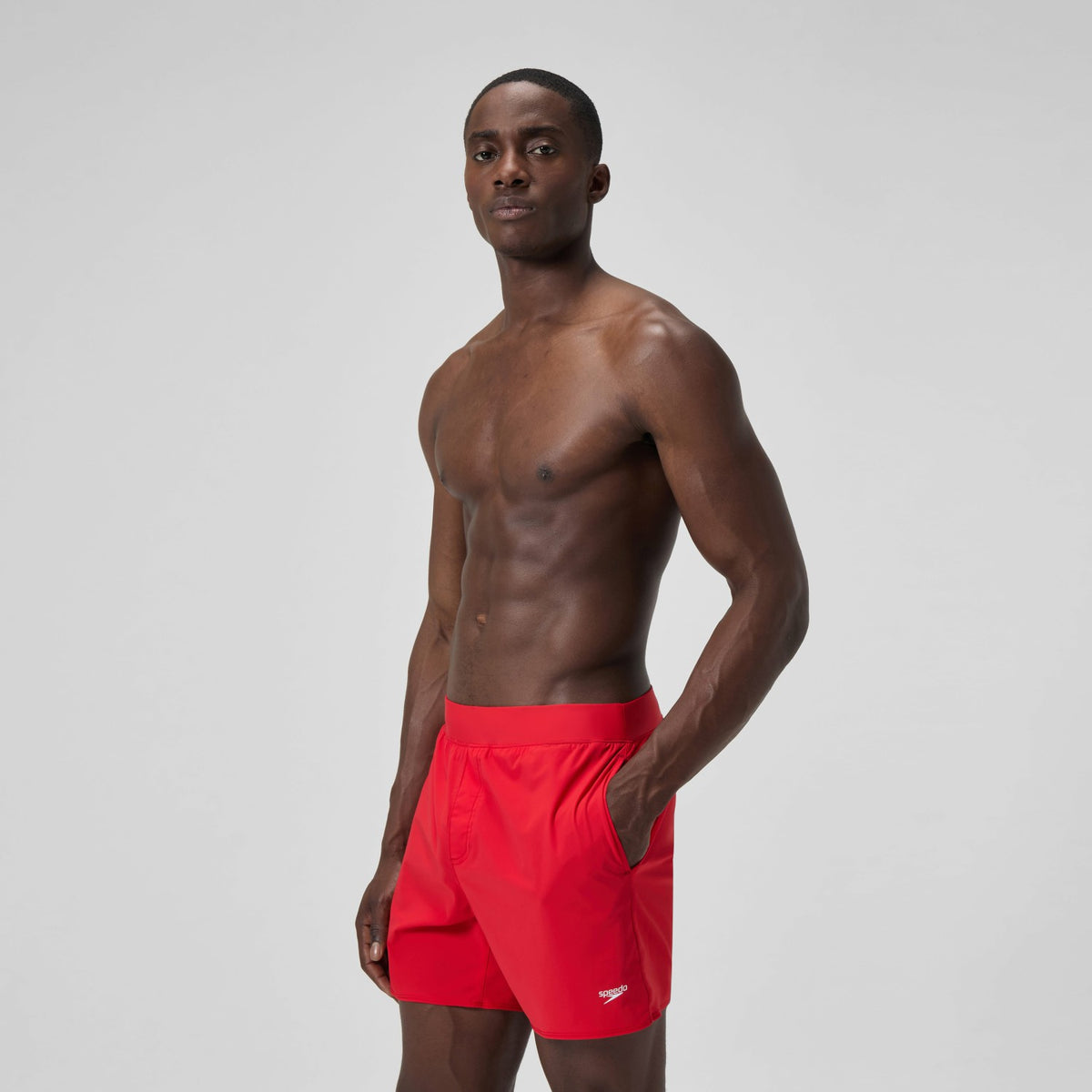 The Lookout Volley Swim Shorts Red | Speedo